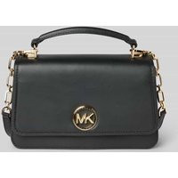 MICHAEL Michael Kors Handtasche aus Rindsleder mit Label-Details Modell 'DELANCEY' in Black, Größe 1 | Peek & Cloppenburg* Düsseldorf DE