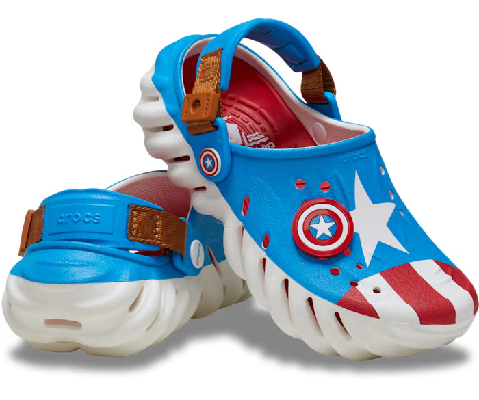 Kids' Captain America Echo Clog | Crocs (US)