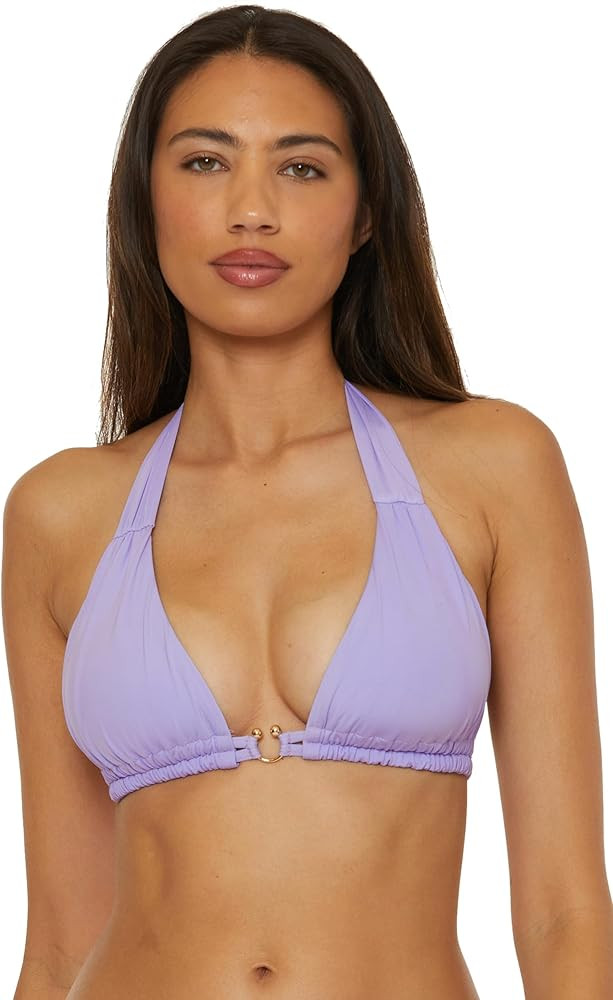 Becca Color Code - Women's Triangle Bikini Top, Adjustable, Tie Back, Swimwear Separates for Wome... | Amazon (US)