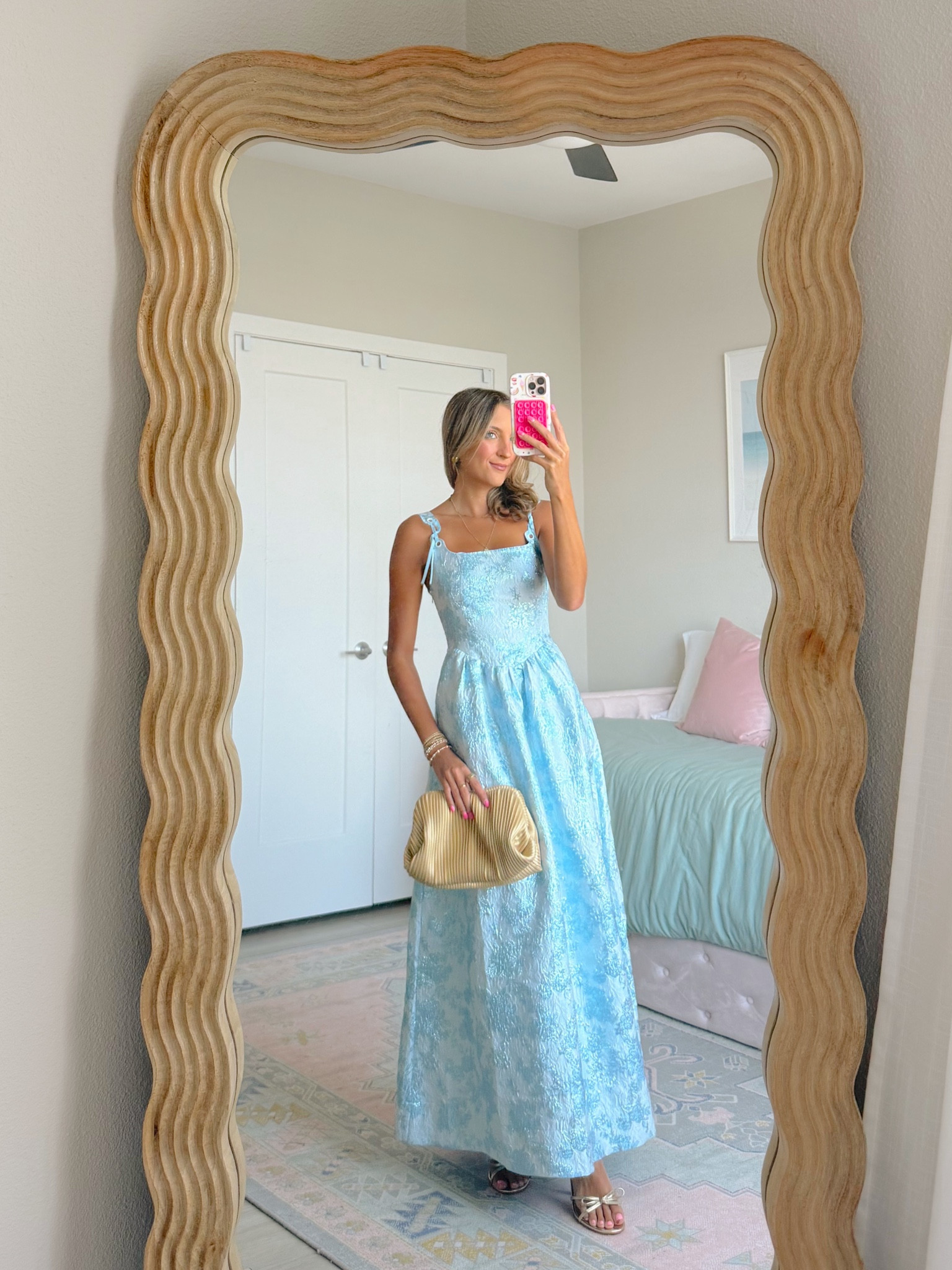 the cutest spring wedding guest dress from Petal & Pup 💍💕 wearing an XS 

#LTKootd