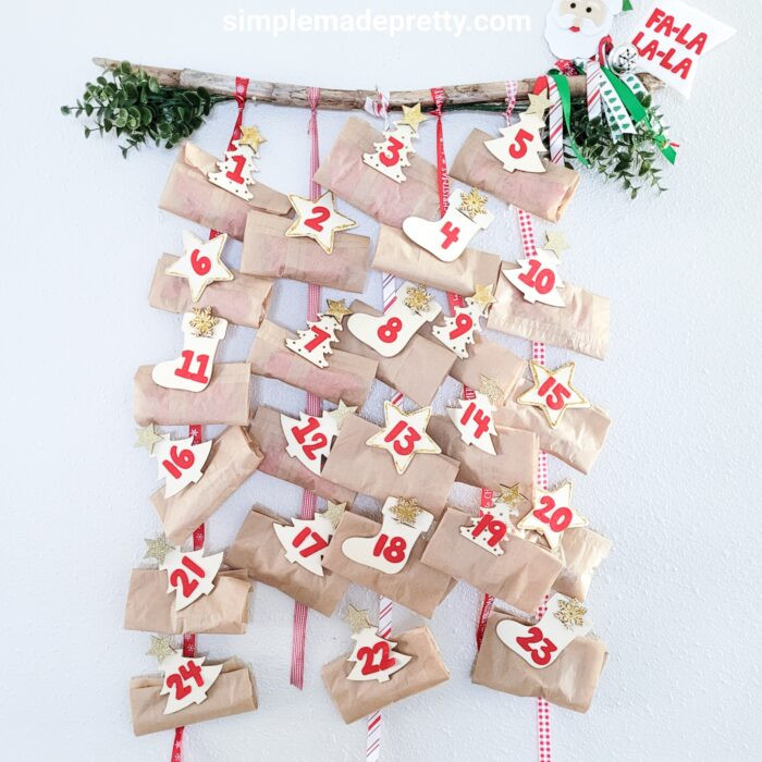 The easiest Christmas countdown EVER 🎄✨ Brown paper bags + twine + tiny treats. Such a cute daily tradition with kids! Find more countdown ideas at https://simplemadepretty.com/christmas-countdown-calendars/ 

 #LTKHoliday #LTKSeasonal #LTKHome