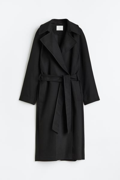 Tie-belt coat | H&M (UK, MY, IN, SG, PH, TW, HK)