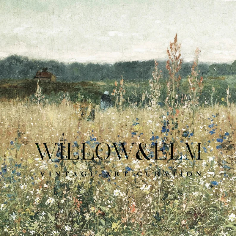 Samsung Frame TV Art Spring | Wildflower Field | Flower Meadow | Vintage Painting | Digital Downl... | Etsy (US)