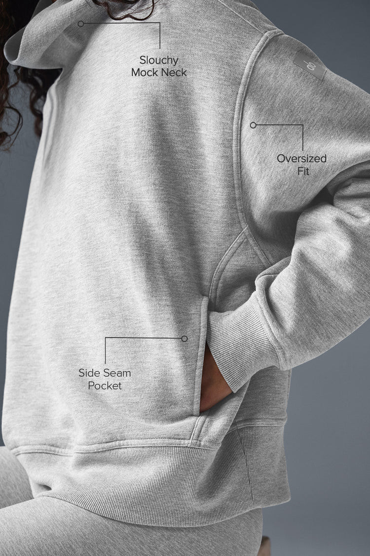 Hazy Mock Neck Pullover | Alo Yoga (US)