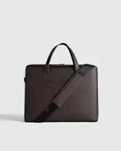 Excursion Italian Leather Slim Laptop Bag | Quince