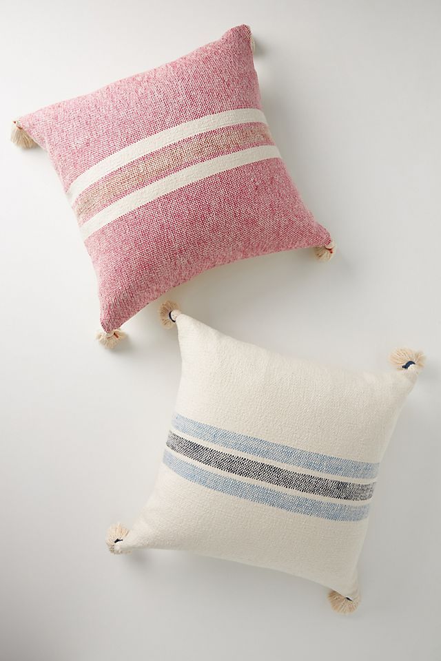 Handwoven Banded Pillow | Anthropologie (US)