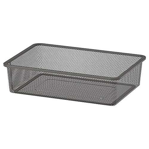 Ikea TROFAST mesh storage box, 42x30x10 cm, dark grey | Amazon (US)