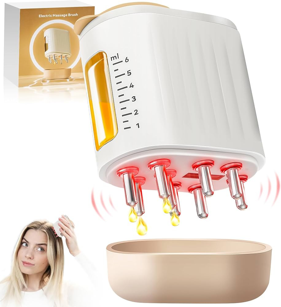 2 in 1 Hair Oiling Applicator&Scalp Oil Applicator,Electric Hair Oil Applicator for Hair Growth,O... | Amazon (US)