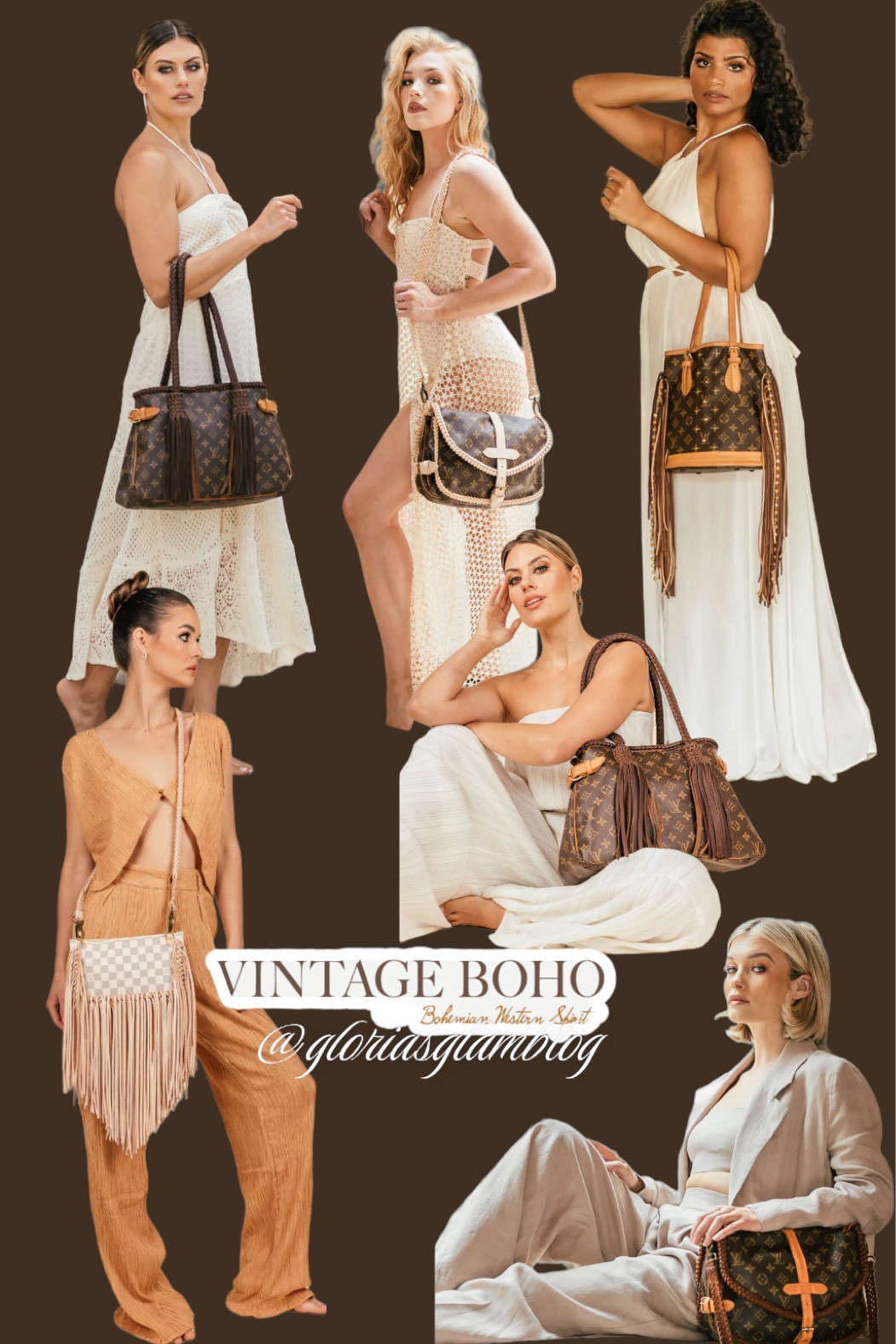 Louis Vuitton, Bags, Authentic Vintage Boho Bag Luis Vuitton Amalfi Bag