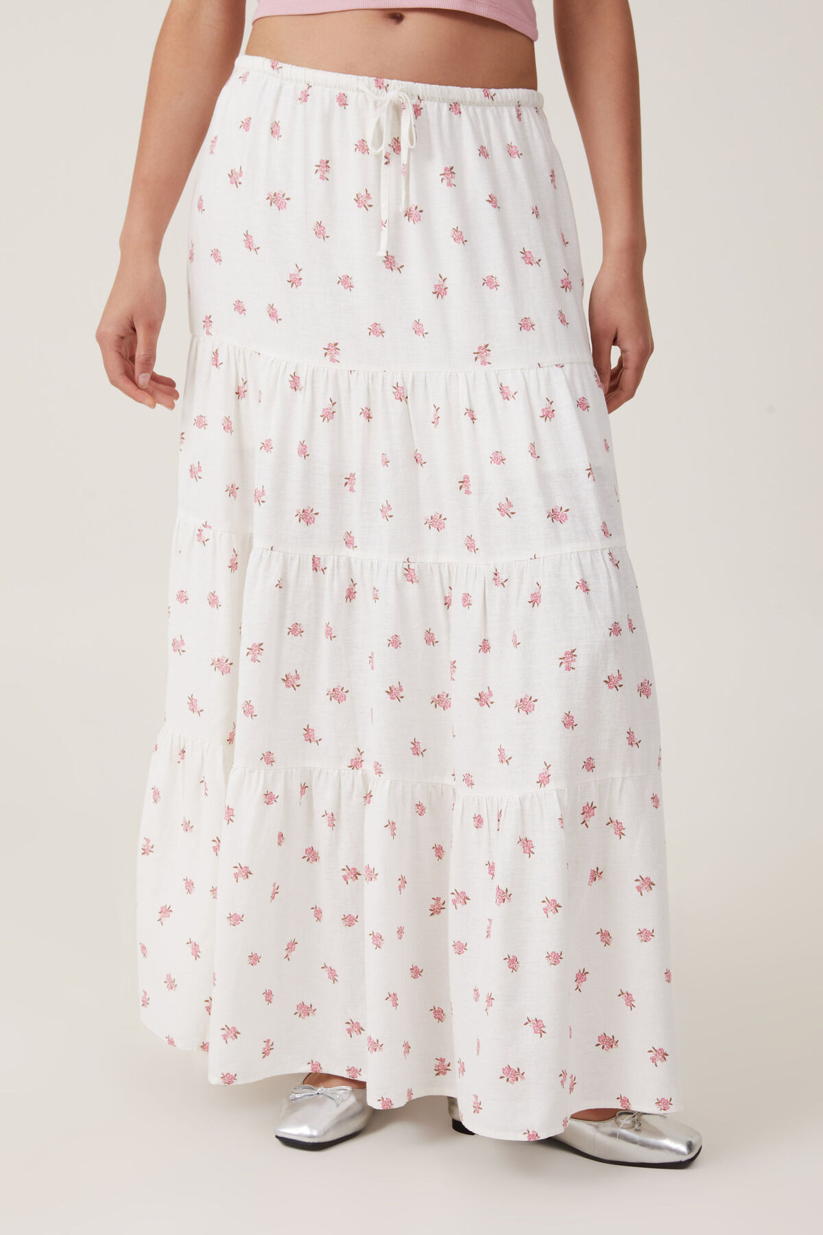 Haven Tiered Maxi Skirt | Cotton On (US)