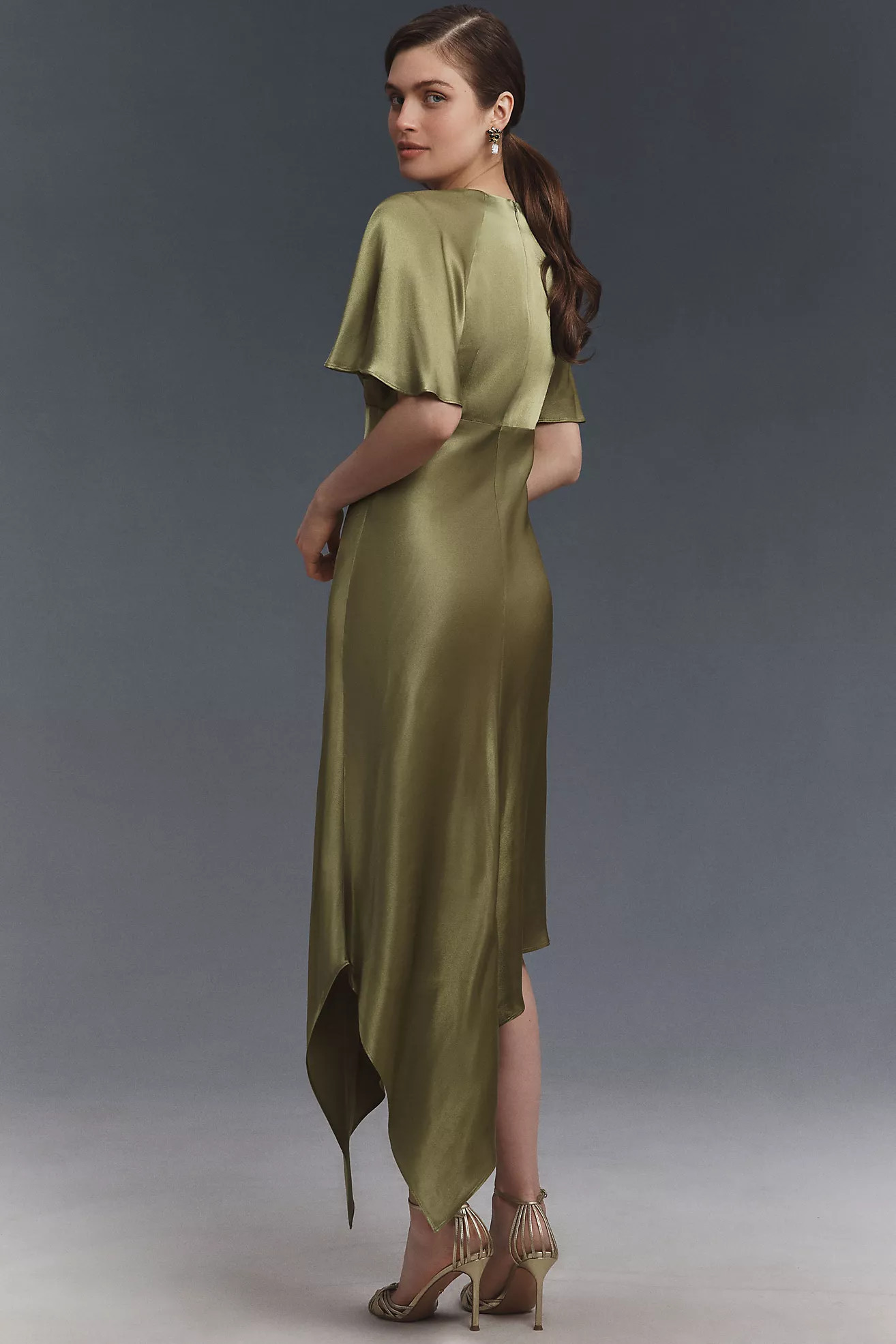 Mare Mare Asymmetric Maxi Slip Dress | Anthropologie (US)