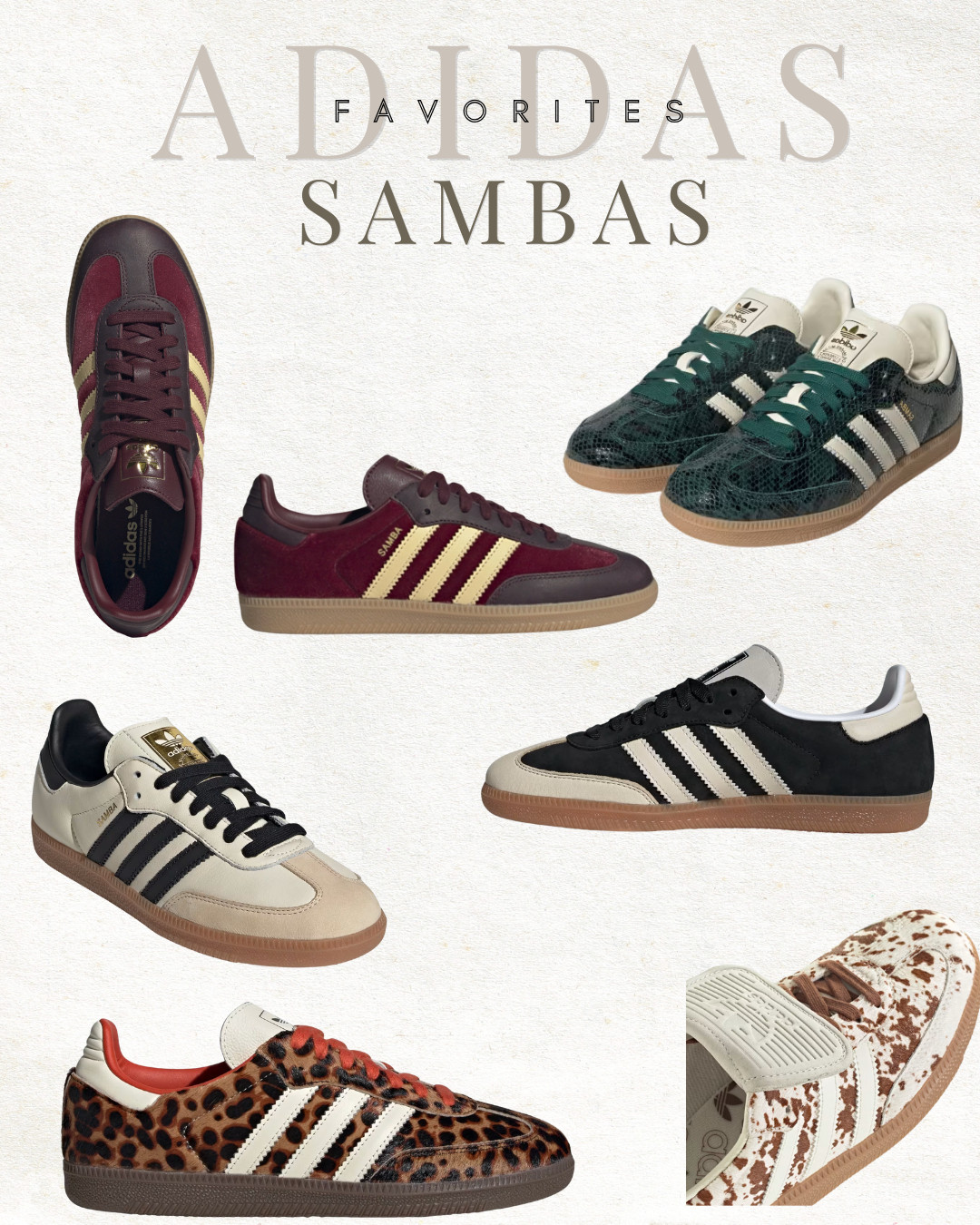 Still my favorite sneaker of the year! Adidas Sambas. Minimal, classic, and goes with everything. From coffee runs to content days, they never miss.

#AdidasSambas #LTKStyleTip #LTKUnder100 #LTKFinds #EverydayStyle  

 #LTKGiftGuide #LTKOver40 #LTKShoeCrush