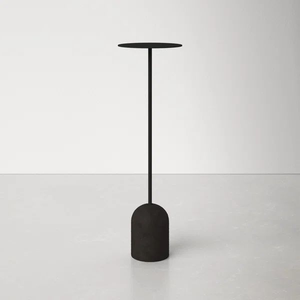 Cherri 24'' Tall Steel Pedestal End Table | Wayfair North America