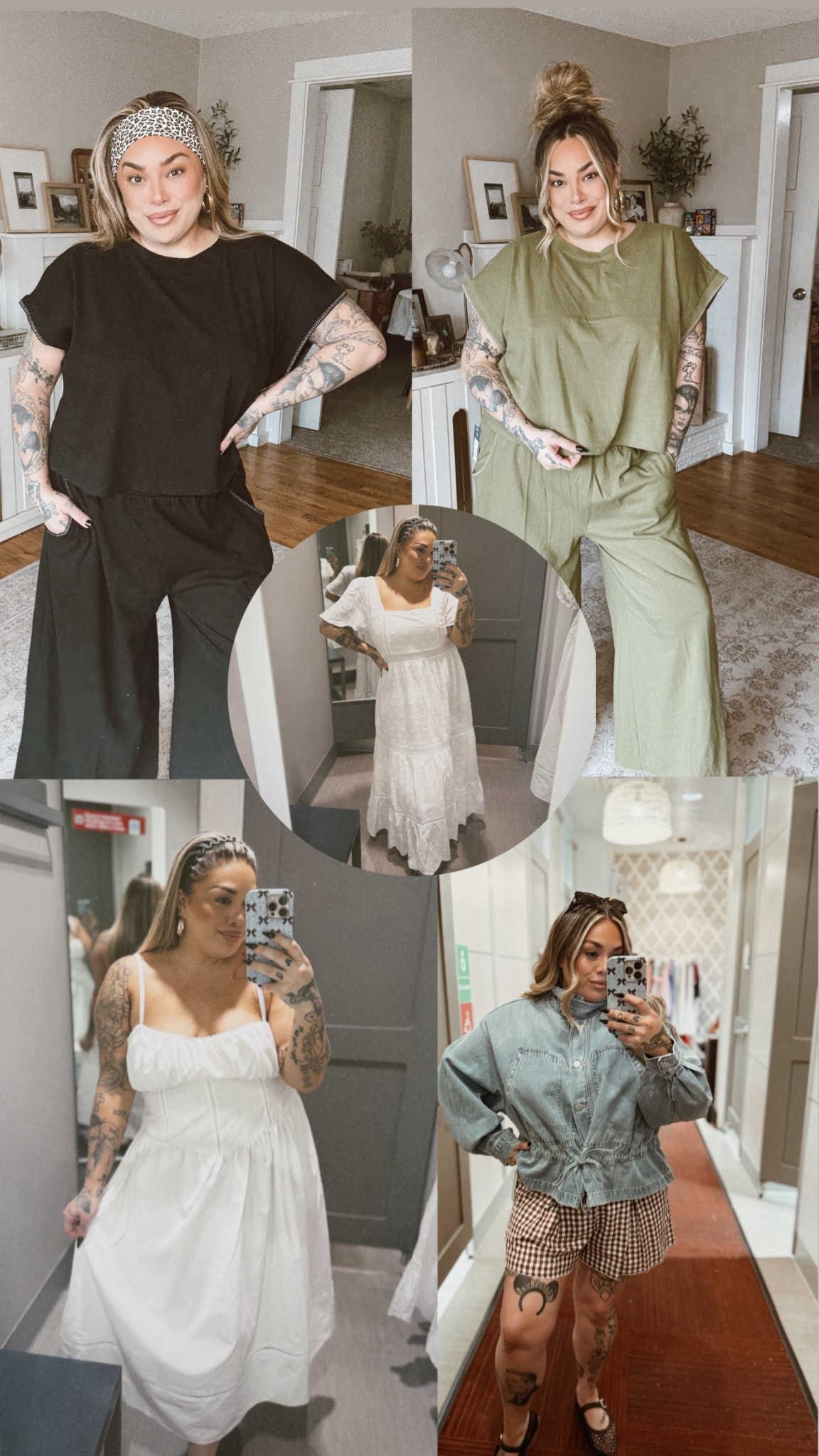 @Target #targetpartner #target
Target Summer Style
Pants - medium they run big
Tops - xl they run small
Dresses - both large they’re tts
Shorts - large they’re tts

#LTKgrwm #LTKmomlife #LTKMidsize