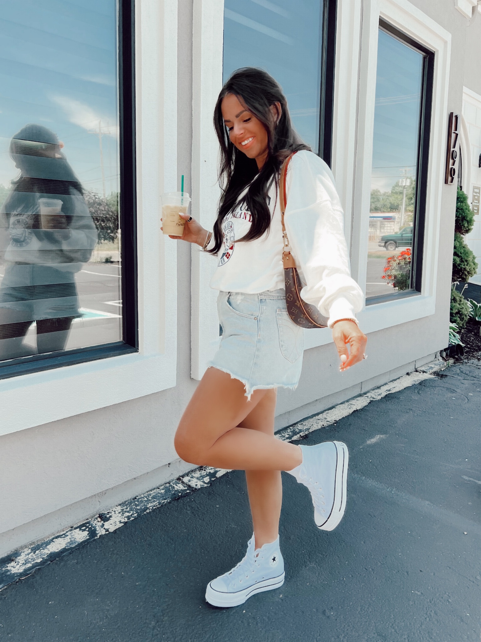 Hope y’all had an amazing weekend🫶 linking some of my favorite graphic sweatshirts from @abercrombie Comment ME for direct links!☀️ 

#LTKshoecrush #LTKstyletip #LTKsalealert