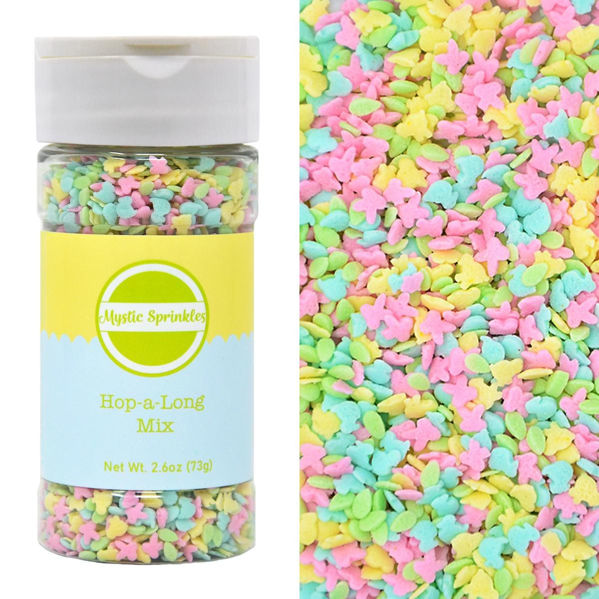 Mystic Sprinkles Hop-a-Long Easter Confetti Sprinkle Mix 2.6oz Bottle | Target