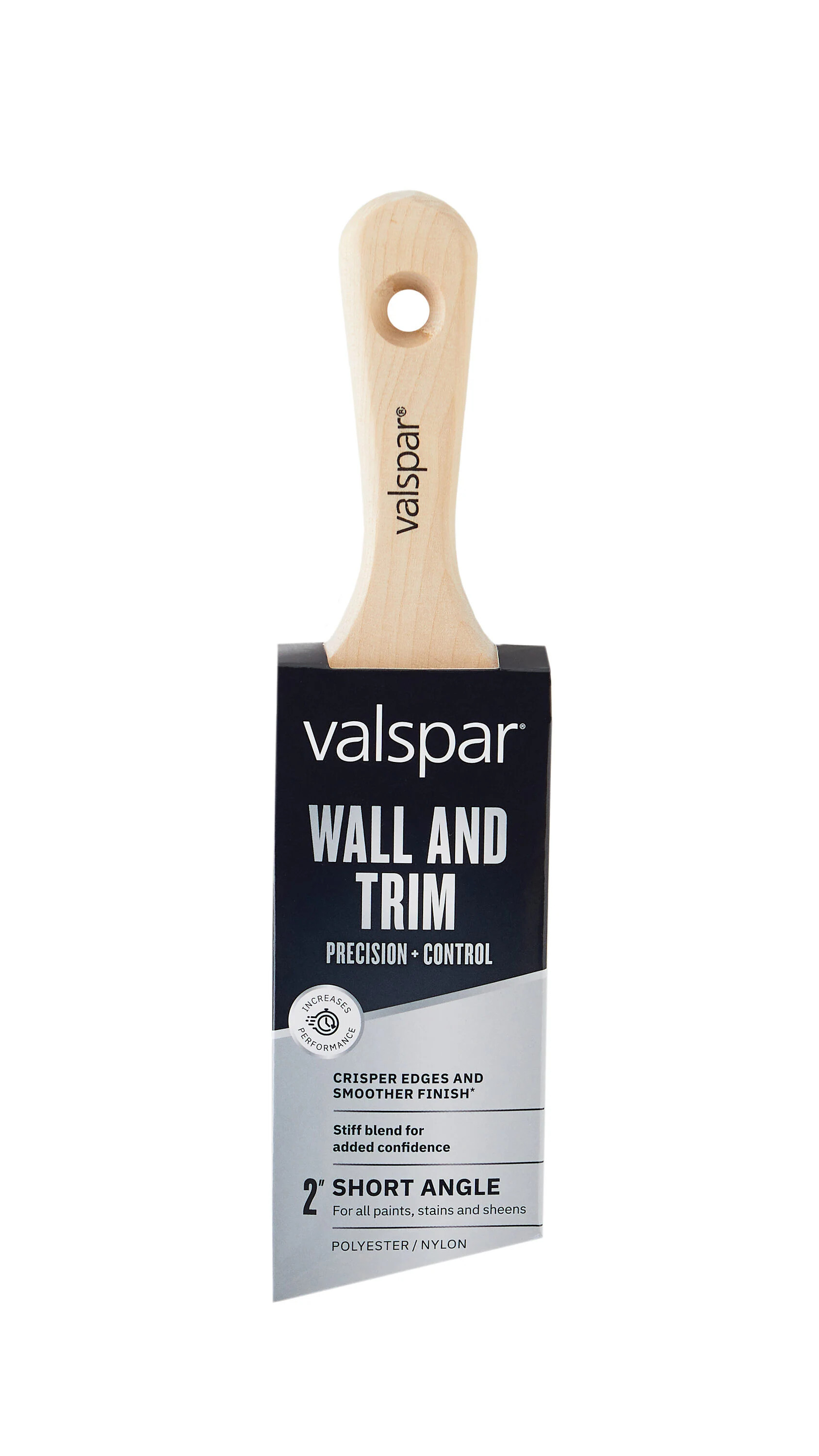 Valspar 2-in Reusable Nylon- Polyester Blend Angle Paint Brush (General Purpose Brush) | 892566350 | Lowe's