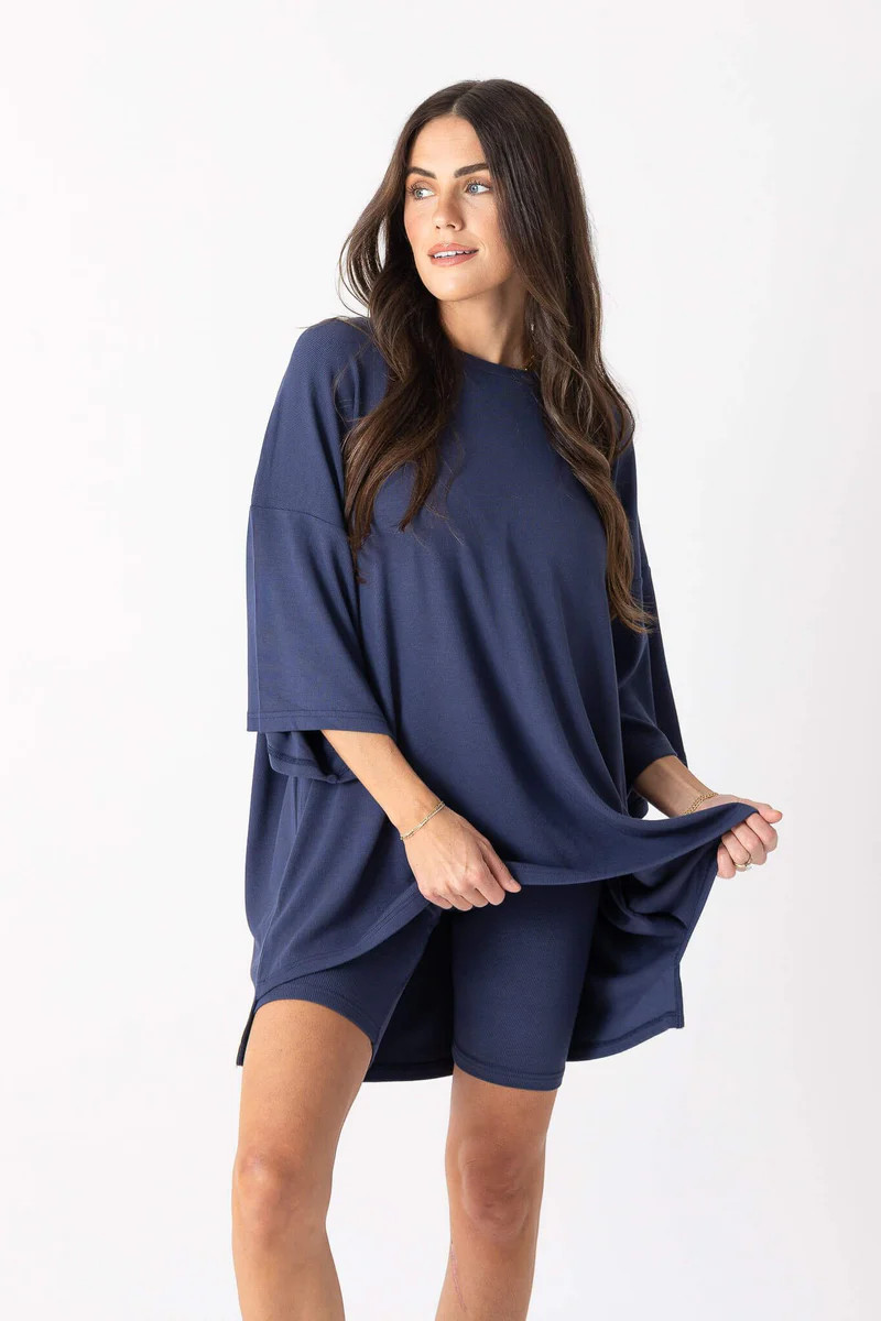 All Weekend Long Set Navy | The Foxy Kind