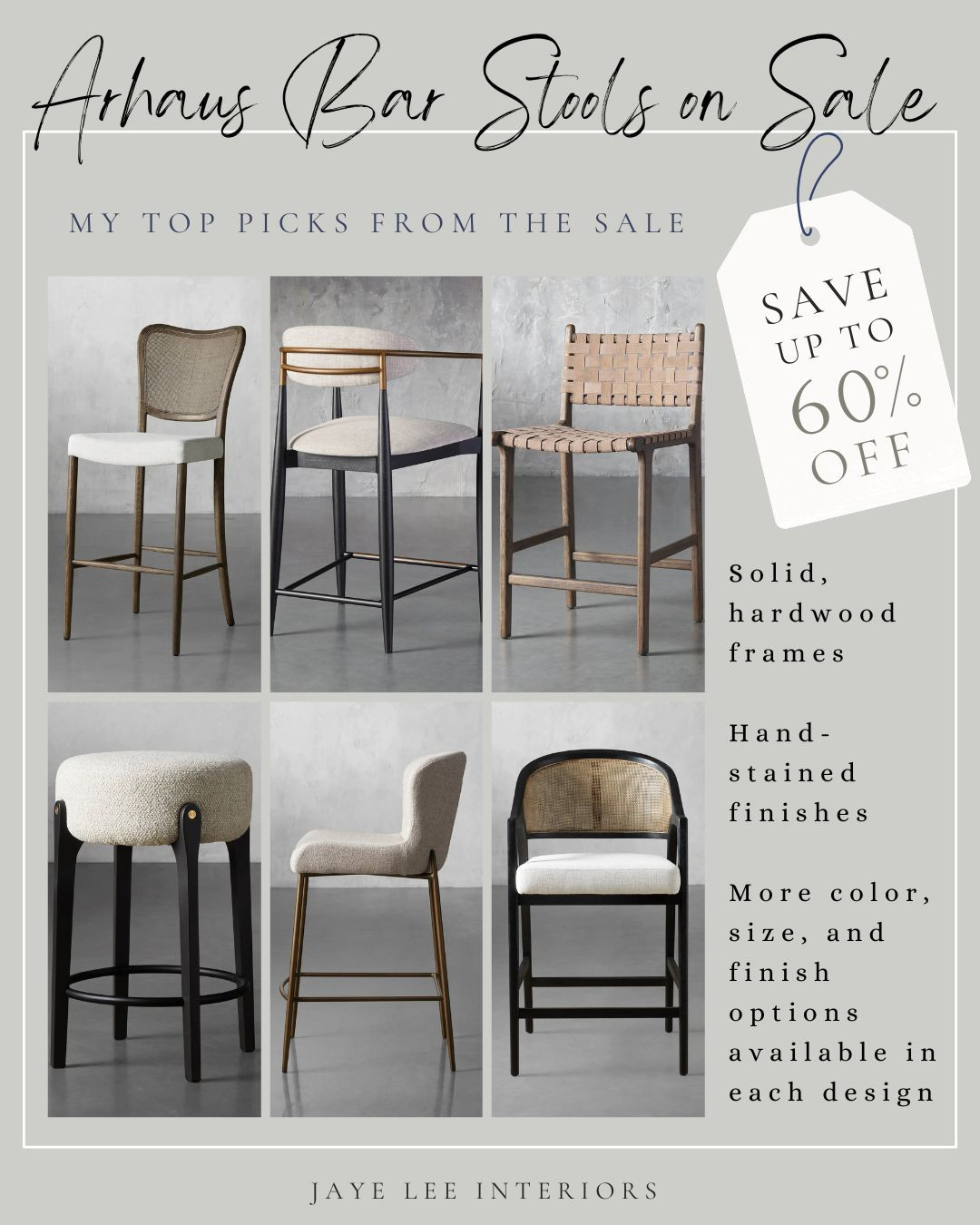 This Memorial Day Weekend, Save hundreds on top-quality, highly-durable bar and counter stools from Arhaus! More color and finish options available in each style. Dining chairs and tables on sale as well! Don't miss out! ARHAUS STOOLS ON SALE! The bar stool and counter stool edit... Bar stools, counter stools, high back counter stool, kitchen counter stool, kitchen island seating, dining chairs, dining furniture, counter height stool, bar height stool, black leather stool, brown leather stool, modern black stool, modern bar stools, traditional bar stools, kid-friendly furniture, designer furniture, designer bar stools, Arhaus Furniture Sale

#LTKHome#LTKSaleAlert#LTKFamily#LTKStyleTip 

 