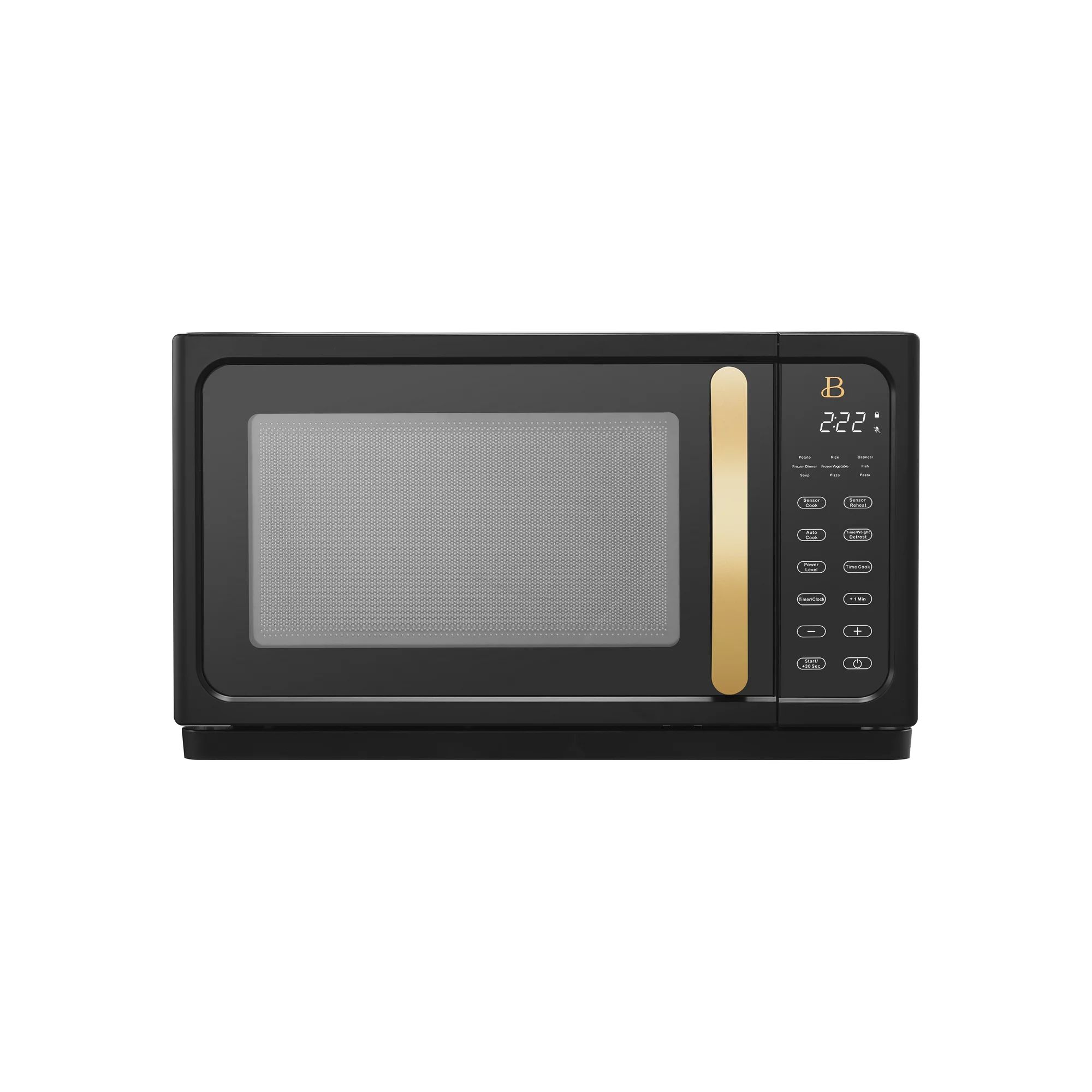 Beautiful 1.1 Cu ft 1000 Watt, Sensor Microwave Oven, Sesame Black by Drew Barrymore | Walmart (US)