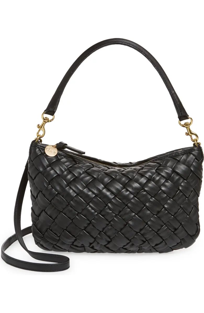 Petit Moyen Woven Leather Messenger Bag | Nordstrom