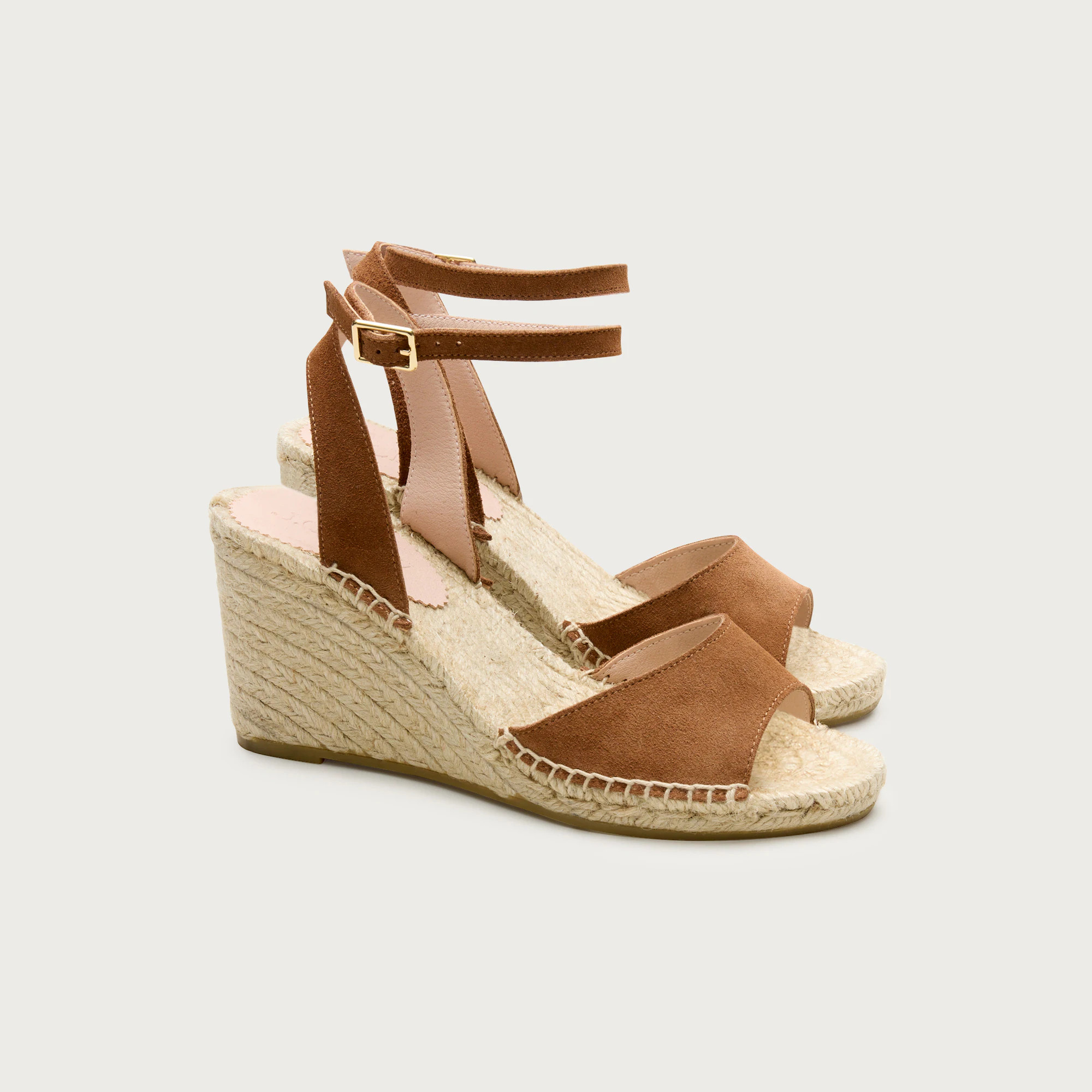 Made-in-Spain espadrille wedges in suede | J. Crew US