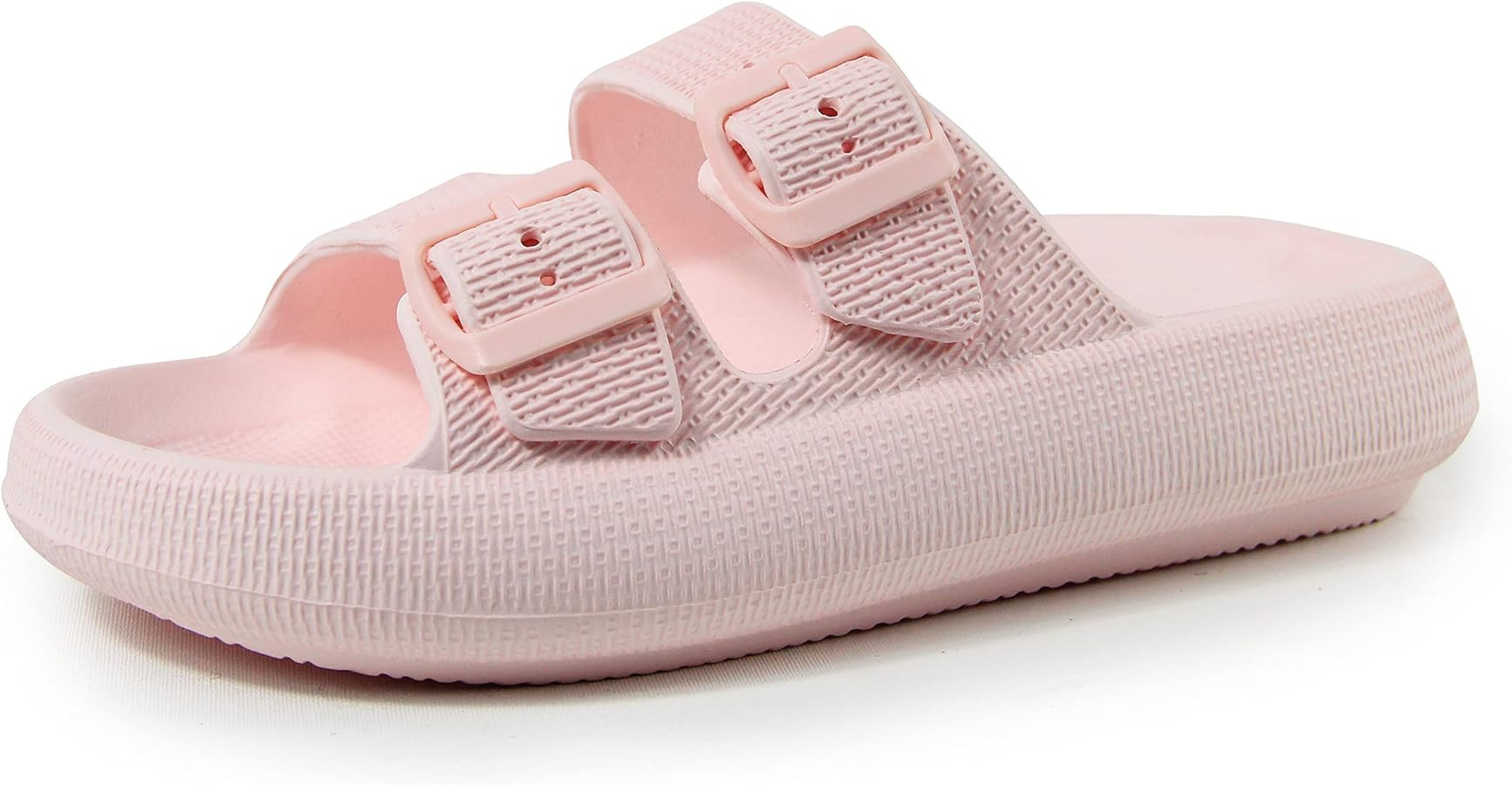 BenSorts Women Men Pillow Sandals Adjustable Buckles Slides Thick Sole | Amazon (CA)