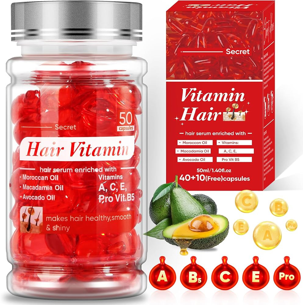 Jaxmoon Hair Treatment Serum - Bali Secret Hair Vitamin, No Rinse with Moroccan Macadamia Avocado... | Amazon (US)