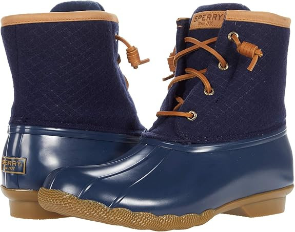 Sperry Women's Saltwater Emboss Wool Boots | Amazon (US)