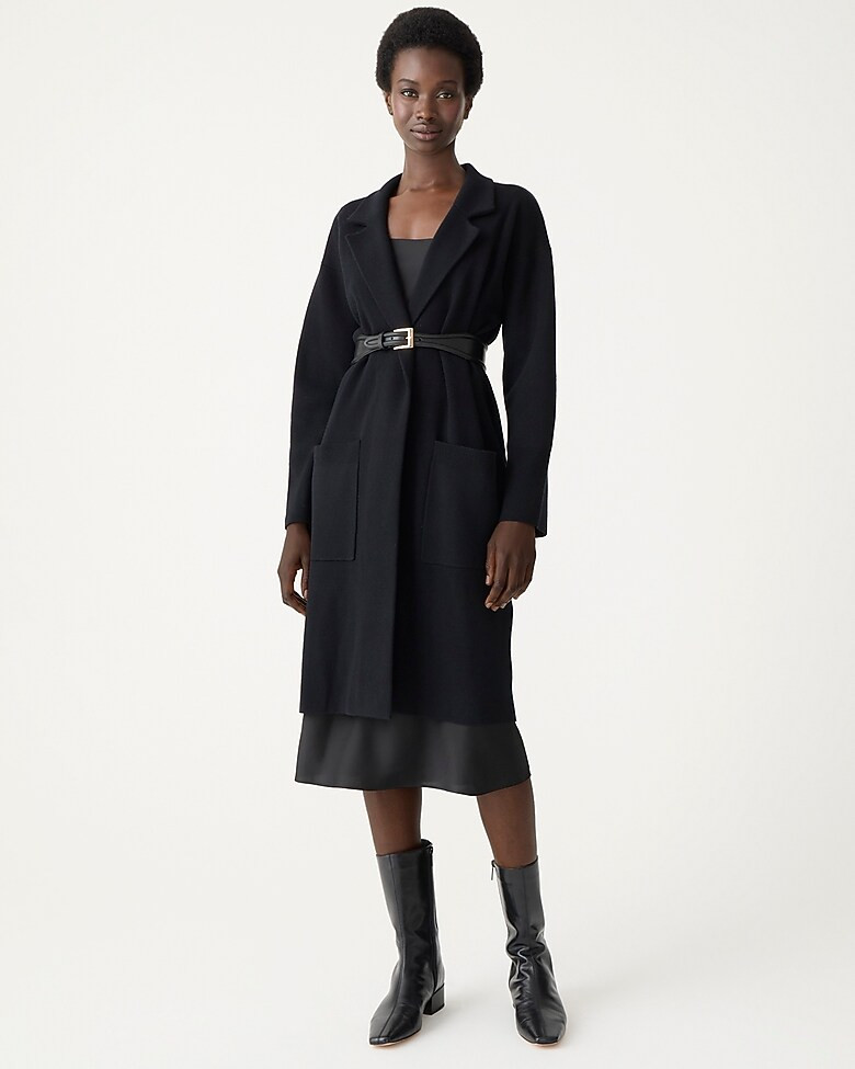 Ella open-front long sweater-blazer | J. Crew US