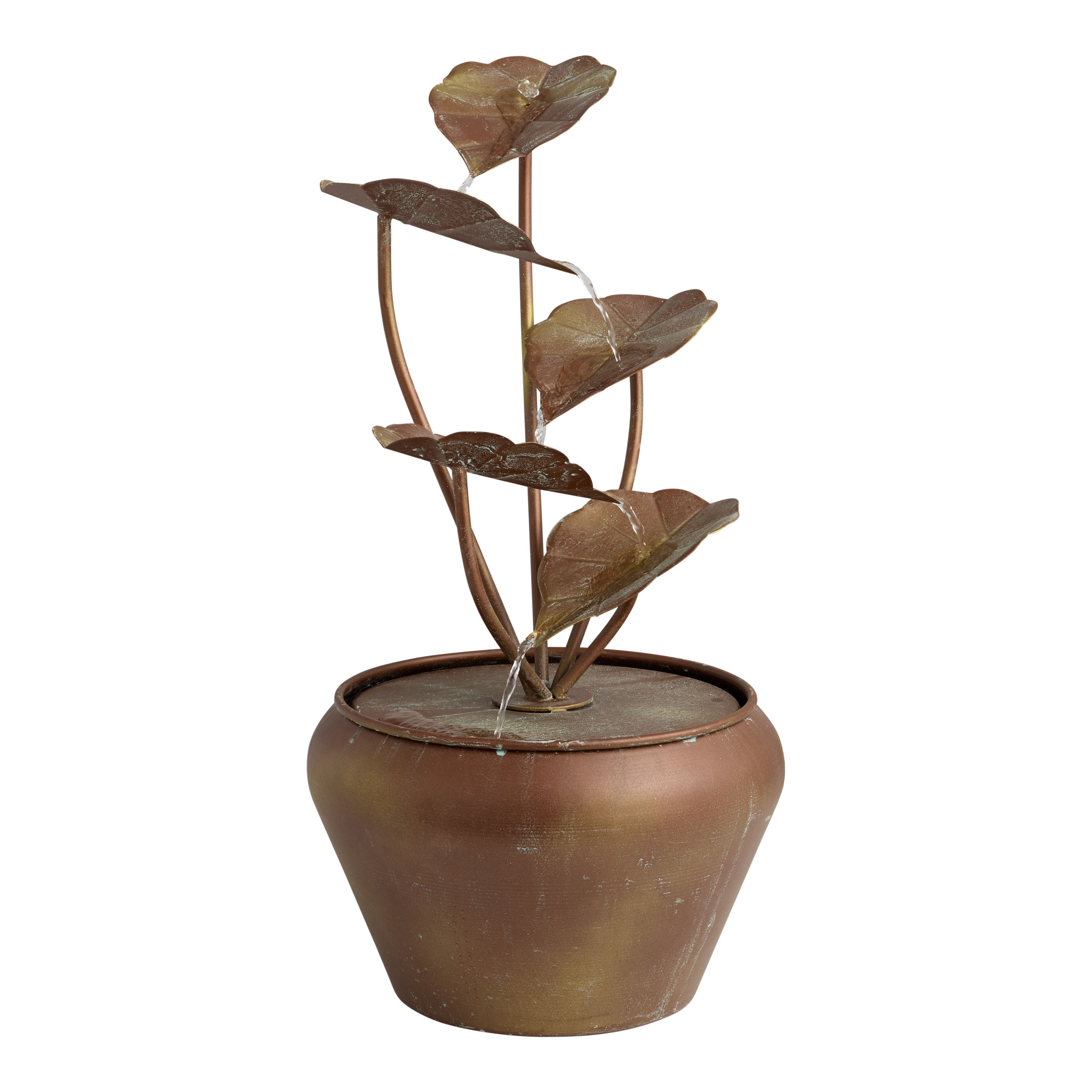 Bronze Cascading Leaves Fountain | World Market