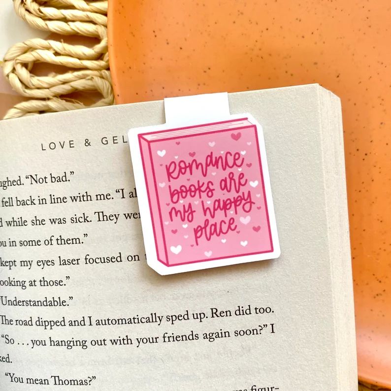 Romance Reader Bookish Magnetic Bookmark Set  Book Boyfriend | Etsy | Etsy (US)