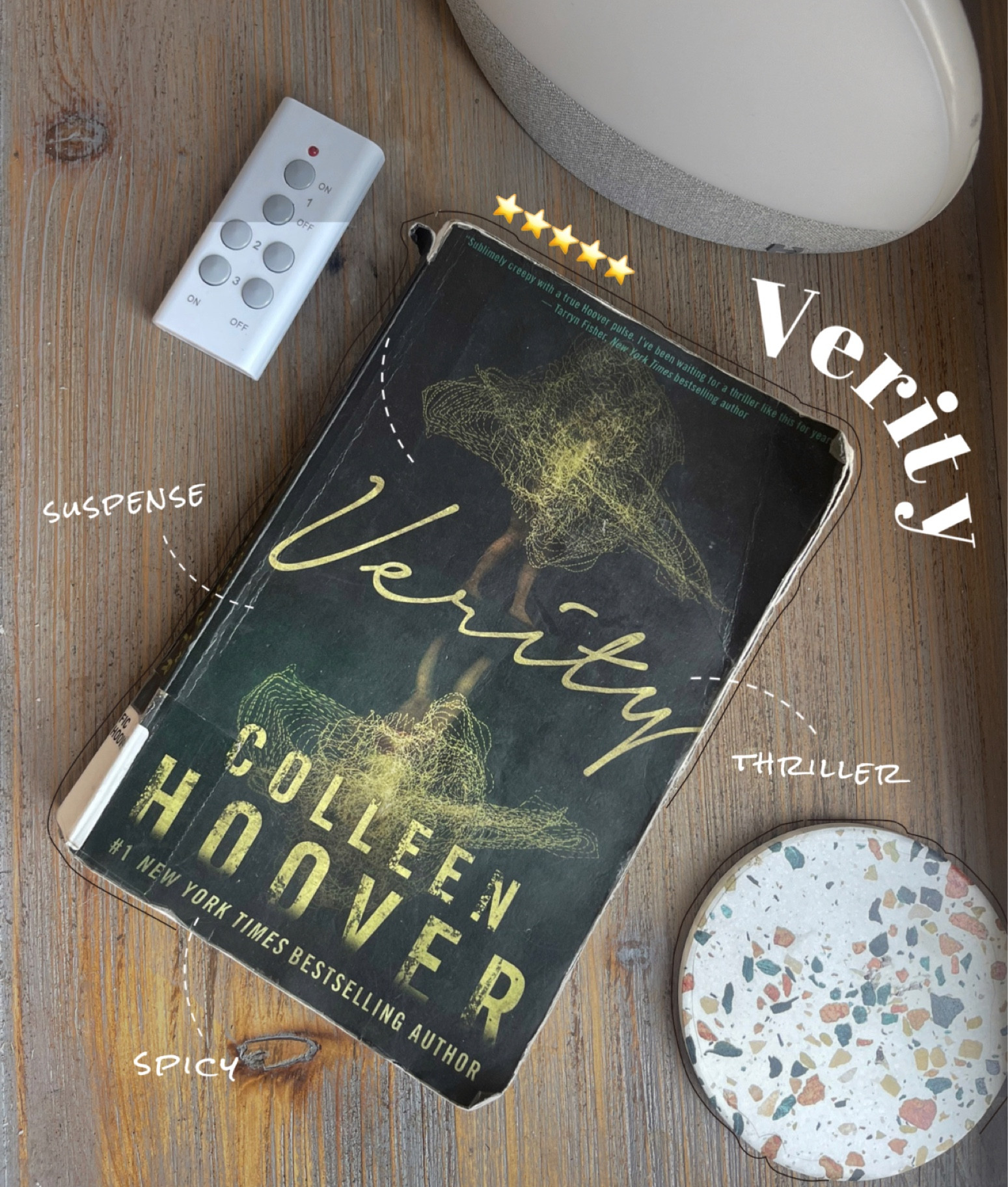 📚 Verity  ⭐️⭐️⭐️⭐️⭐️ 
✏️ Colleen Hoover
🔍 dark, twisted, and suspenseful - but i couldn't put this book down. from the first sentence, i was hooked. there is creativity in this story that makes it hard to look away. i felt like a detective trying to piece together clues throughout this romantic thriller to unravel the truth. just as i thought i was figuring things out... the next plot twist would present itself.



#LTKhome #LTKFind #LTKxNSale