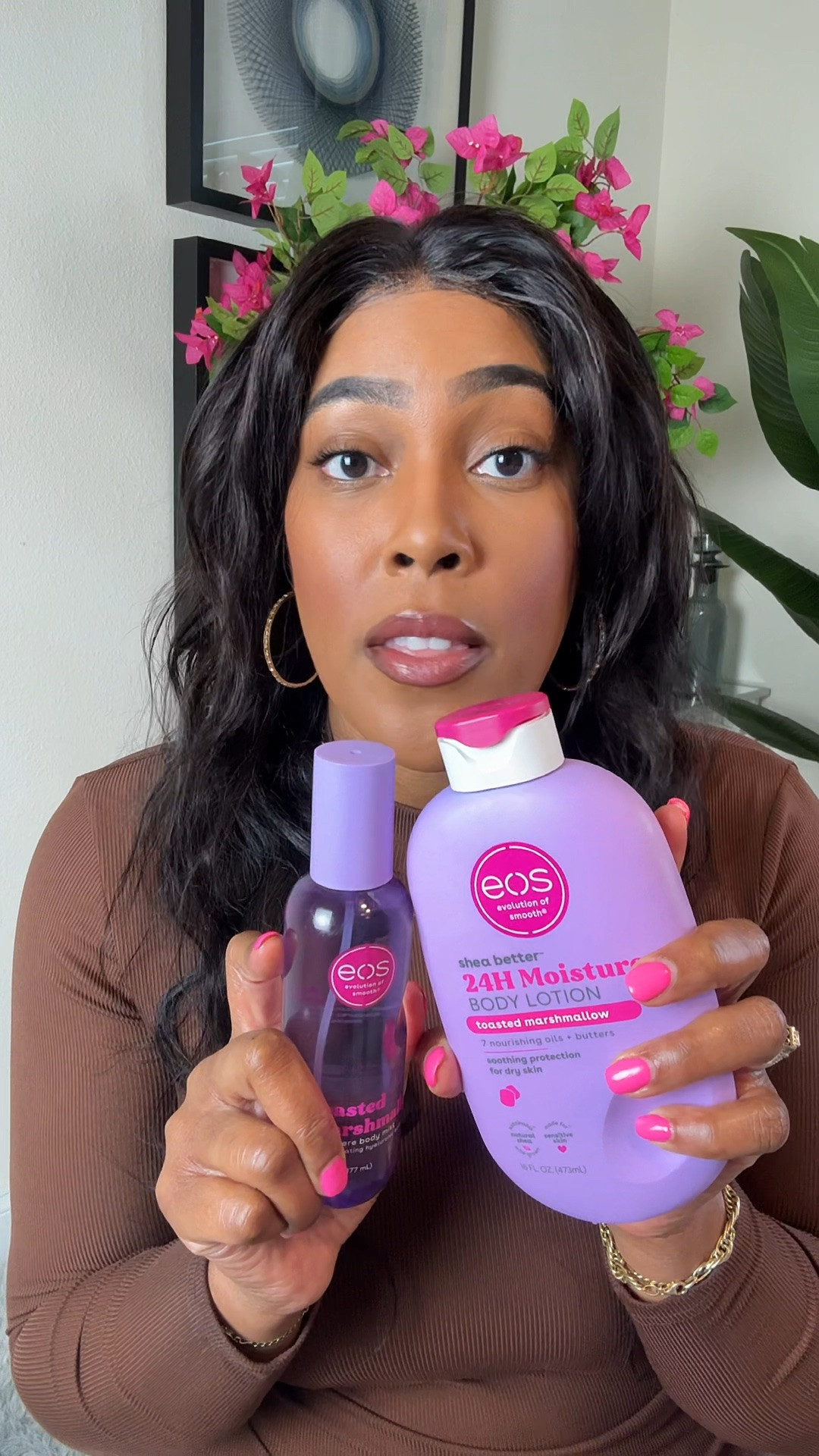 Do not get the EOS toasted marshmallow body lotion without the body spray! These belong together . 💜￼

#LTKselfcare