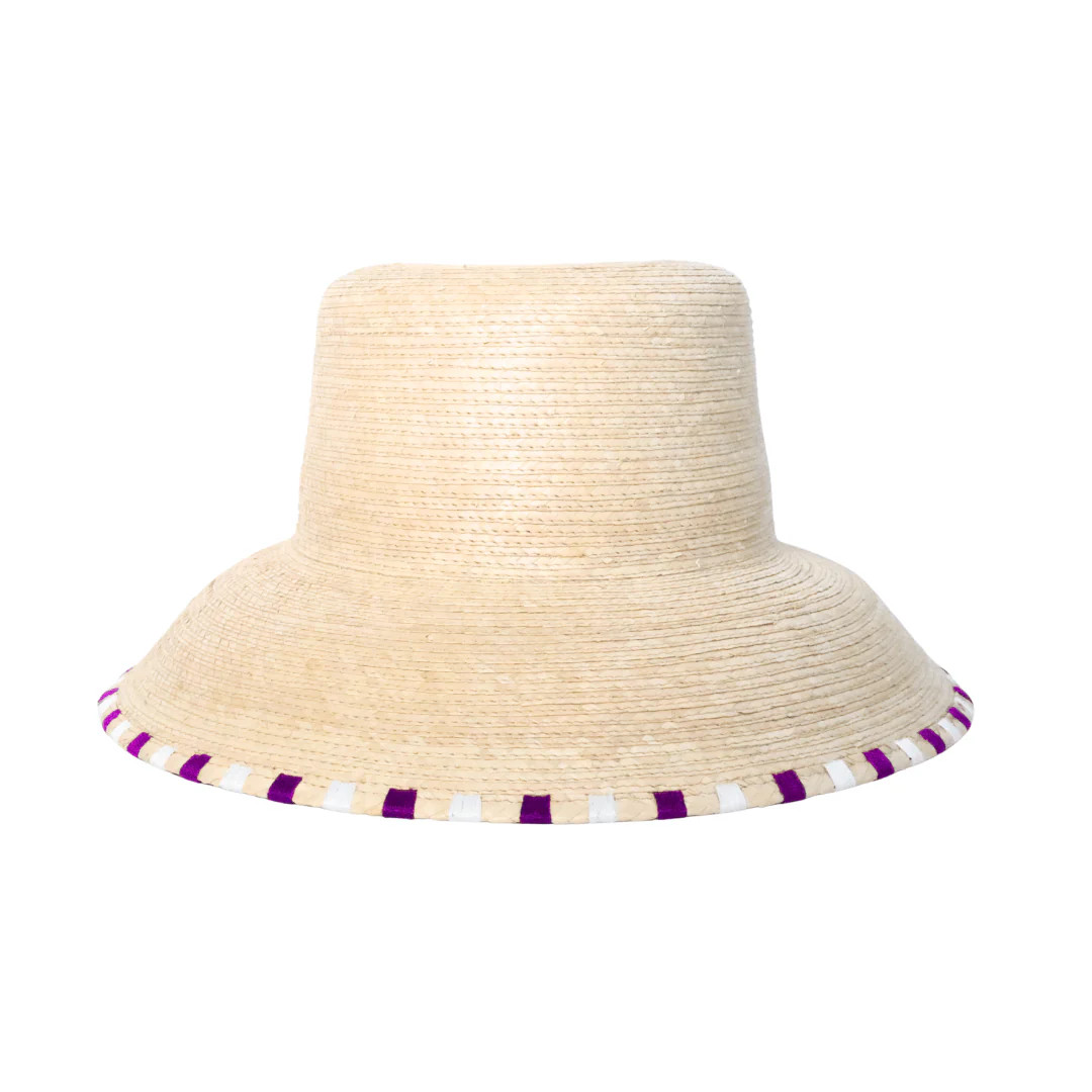 Purple and White Bucket Hat | Sunshine Tienda
