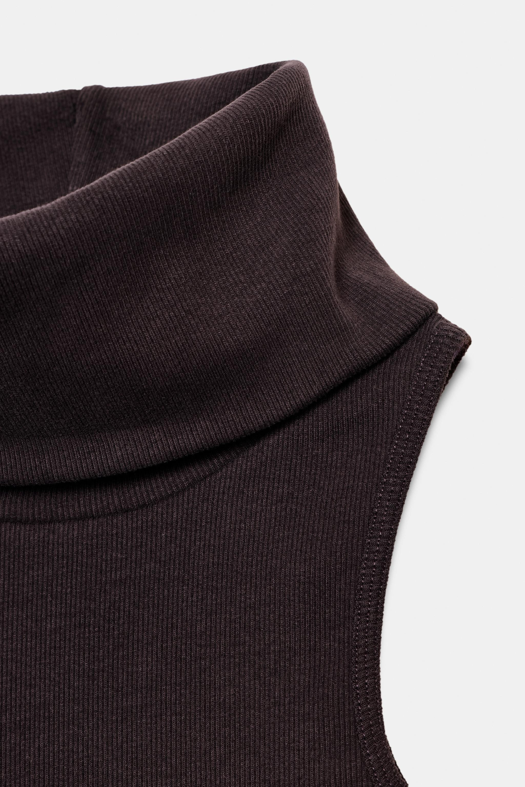 HIGH NECK SLEEVELESS TOP | Zara UK