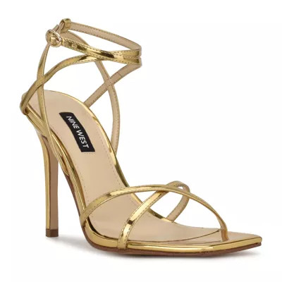 Nine West Women's Tidle Ankle Strap Dress Sandals, 6.5M | Belk
