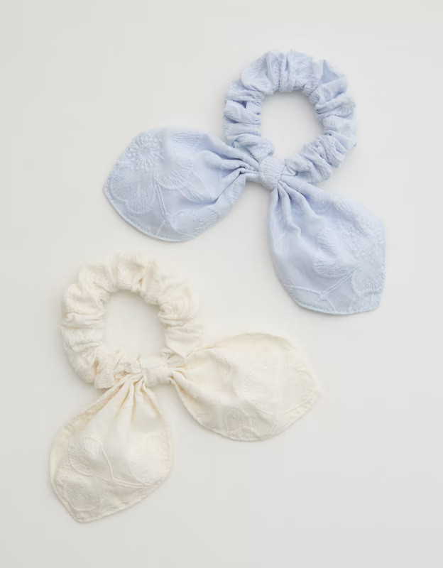 Aerie Bow Scrunchie 2-Pack | Aerie