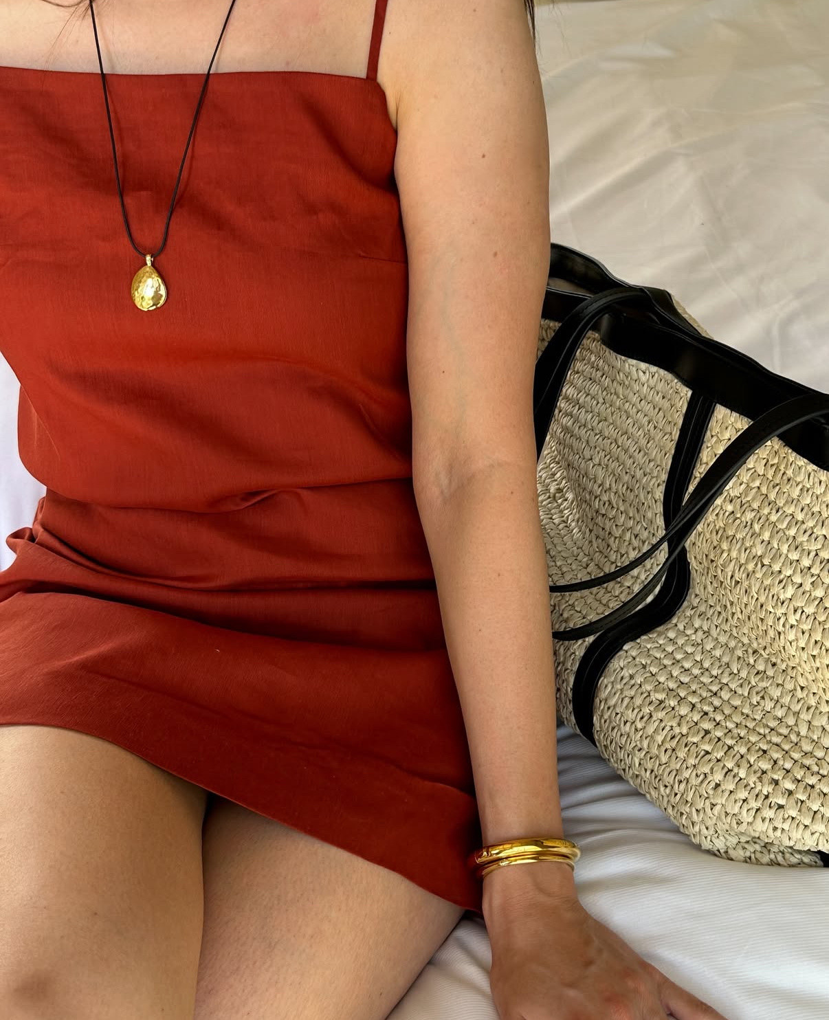 A moment for this rust linen summer dress from Arket, the perfect shade for sunset holiday pics. You can find more style content over on my Substack ’The Wardrobe Edit’

#LTKdresses #LTKsummer #LTKstyletip