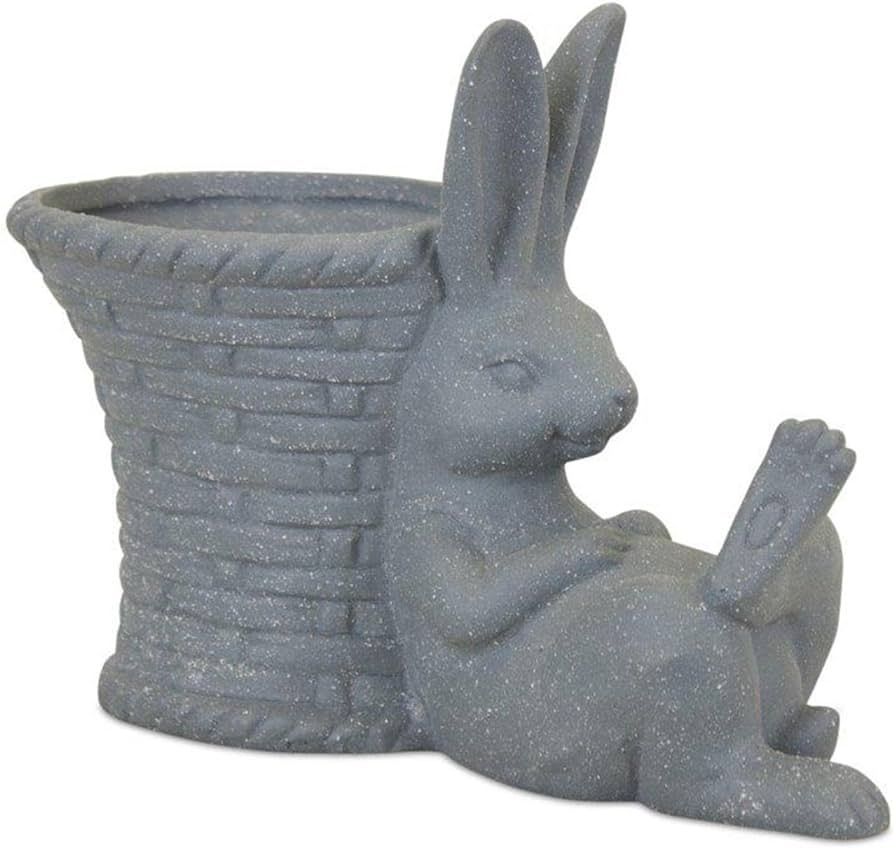 Melrose 82192 Porcelain Rabbit Planter, 9-inch Length | Amazon (US)