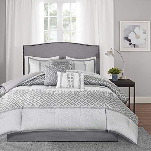 Madison Park Luxury Comforter Set-Traditional Jacquard Design All Season Down Alternative Bedding... | Amazon (US)