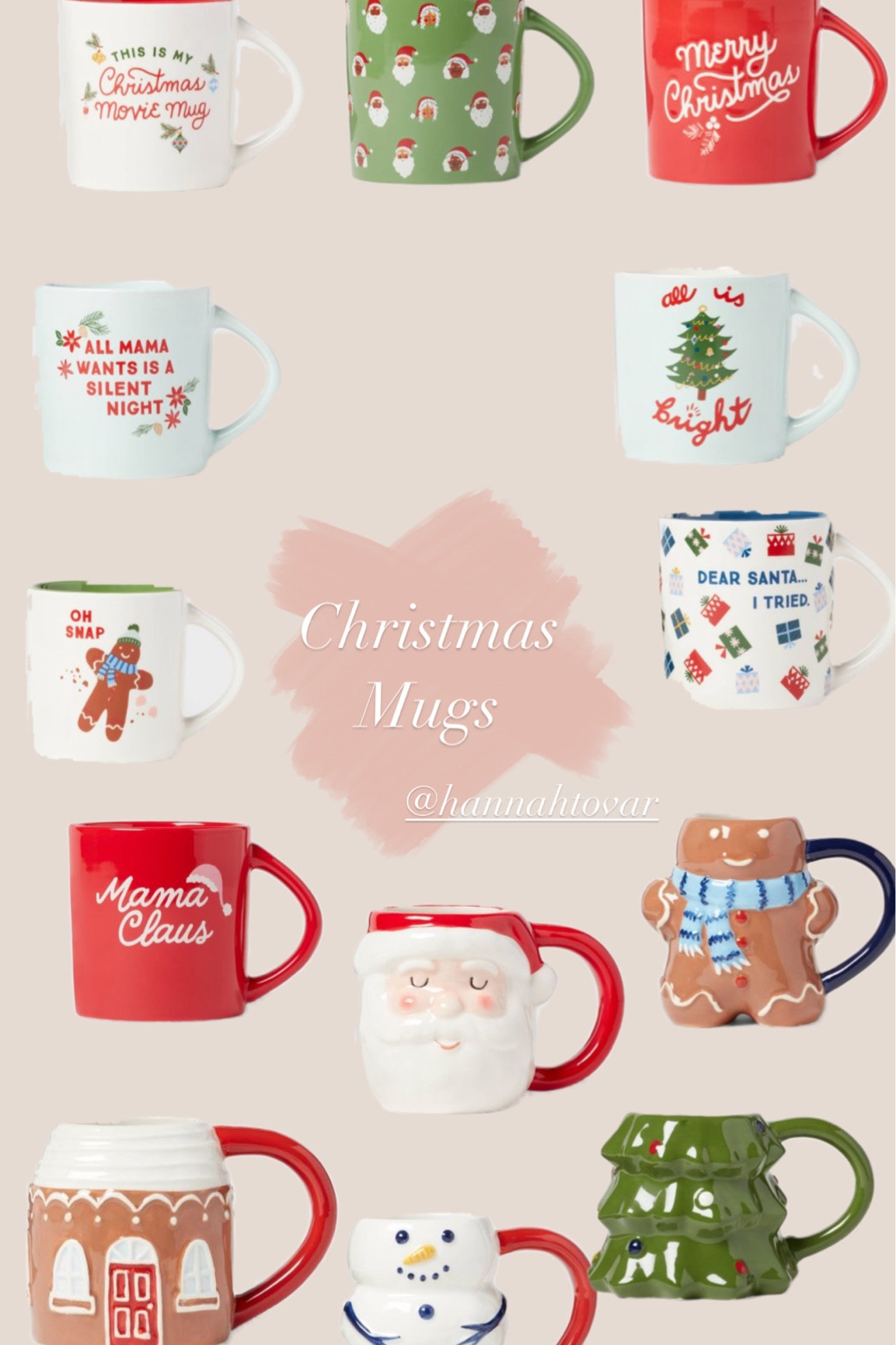 Christmas mugs 