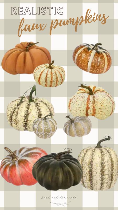 my favorite realistic & affordable faux pumpkins! Perfect for the homestead 🤎🍁



#fauxpumpkins #fall #falldecor

#LTKSeasonal #LTKunder50 #LTKSale