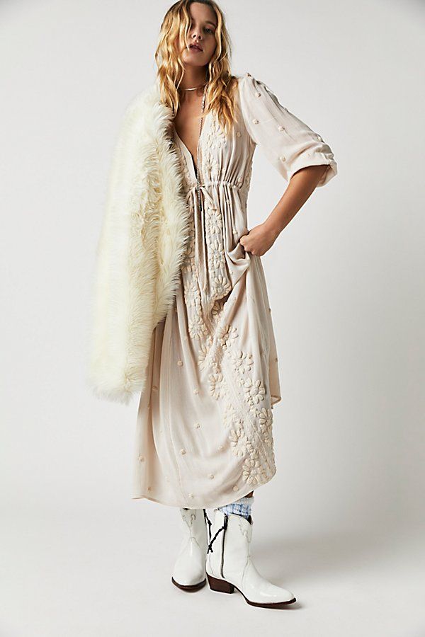 Embroidered Fable Midi Dress by Free People | Free People (Global - UK&FR Excluded)