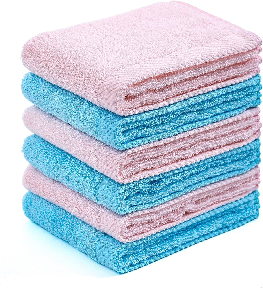 Face Towel for Washing Face - 12x12 Inches Premium Softness, Extra Absorbent Towels, Washcloths f... | Amazon (US)