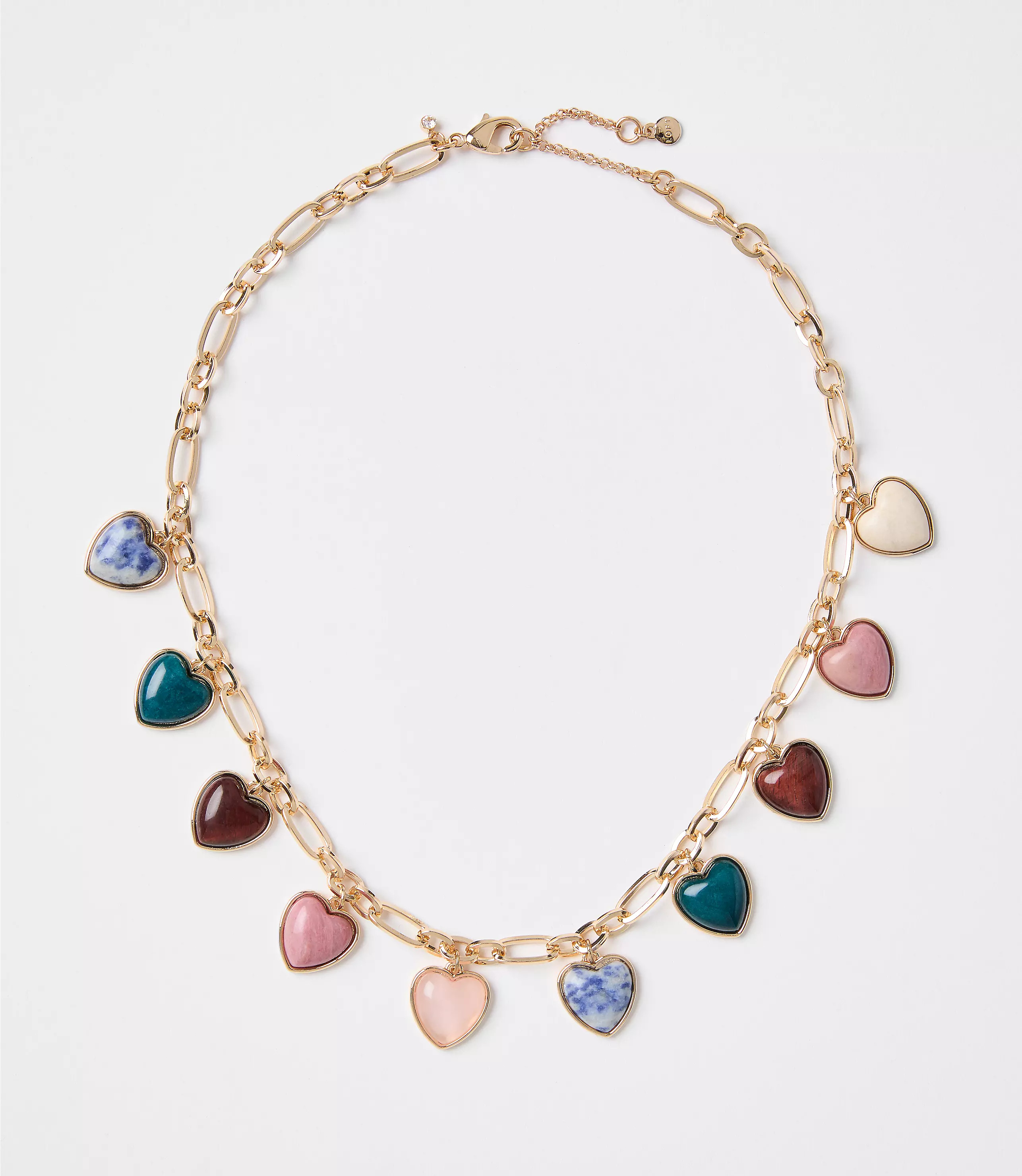 Heart Chunky Charm Necklace | LOFT