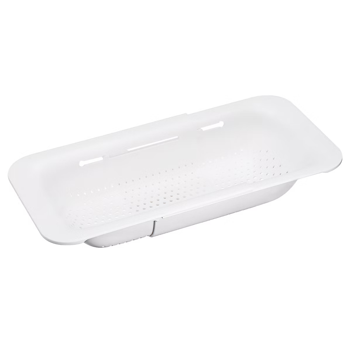 Unique Bargains Collapsible Colander Kitchen Over the Sink Drain Strainer Extendable Plastic Bask... | Target