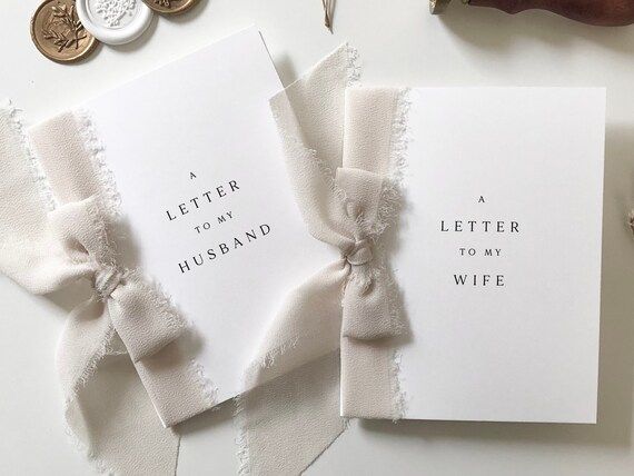 A Letter to My Husband/wife Love Letters Modern Vow Books - Etsy | Etsy (US)