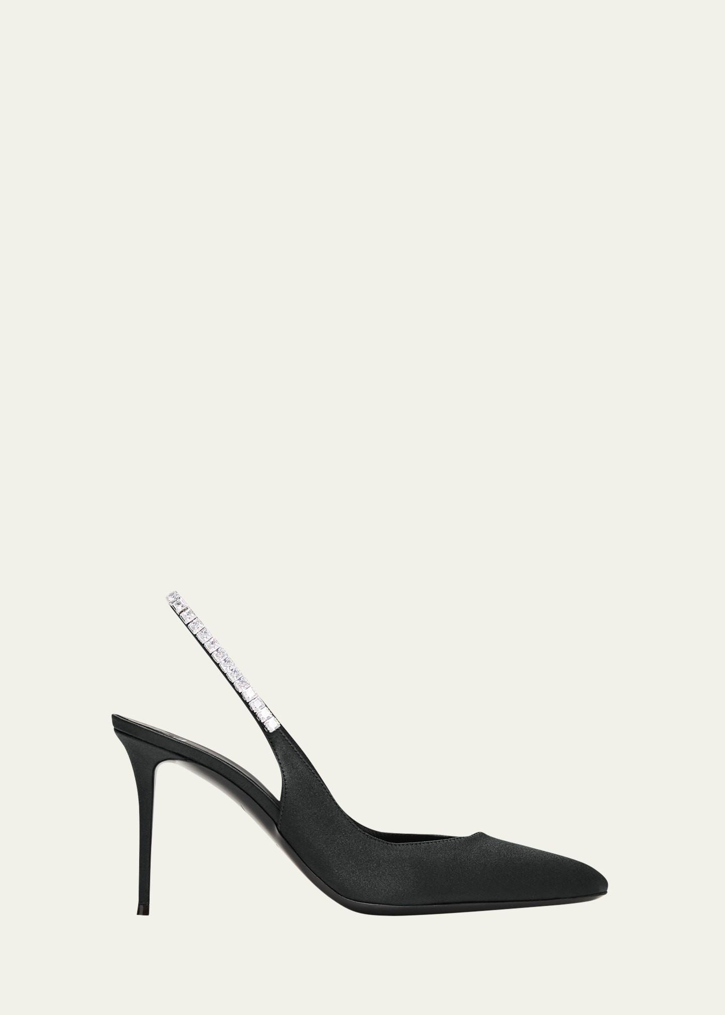 Giuseppe Zanotti Silk Crystal Slingback Pumps | Bergdorf Goodman