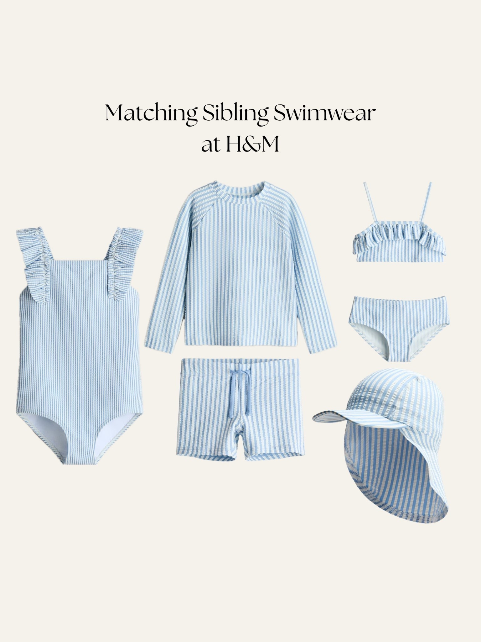 Matching sibling swim moment 🩵☀️
Found the cutest blue stripe sets from H&M — perfect for beach days, splash pads, and all the summer memories. Love how lightweight and classic these are for boys + girls (and the matching hat is a must)
.

matching sibling swimwear, kids matching swimsuits, blue striped swimwear kids, sibling beach outfits, kids summer outfits, toddler boy swim set, toddler girl one piece swimsuit, boys rash guard set, girls ruffle swimsuit, family beach outfits, coastal kids style, classic stripe swimwear, kids vacation outfits, Disney resort pool outfits, summer splash pad outfits, neutral kids fashion, brother sister matching outfits, kids sun hat swim, affordable kids swimwear, H&M kids swim, boys swim trunks set, girls two piece swimsuit, timeless kids style, family vacation outfits, beach day with kids

#LTKTravel #LTKKids #LTKBaby